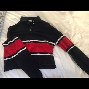 Brandy Melville/ John Galt Collared Long Sleeve